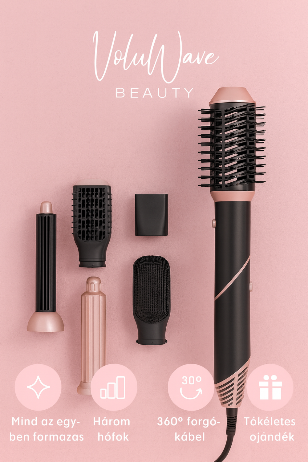 VoluWave™ 5-in-1 Hair Styling & Volumizing Set